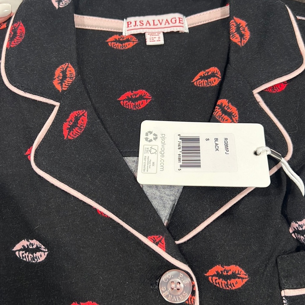 BE MINE PJ SALVAGE PJ SET SIZE SMALL